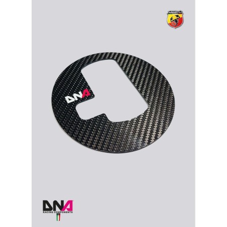 Kit racing ghiera in carbonio per torretta cambio Fiat 500, Panda, Abarth