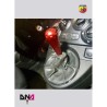 Kit racing pomello 695 style in alluminio anodizzato rosso Abarth