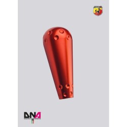 Kit racing Pomello 695 style in alluminio anodizzato rosso Abarth