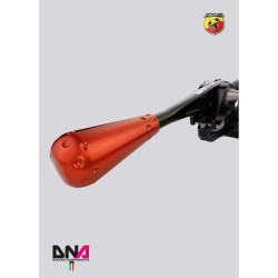 Kit racing Pomello 695 style in alluminio anodizzato rosso Abarth