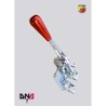 Kit racing Pomello 695 style in alluminio anodizzato rosso Abarth