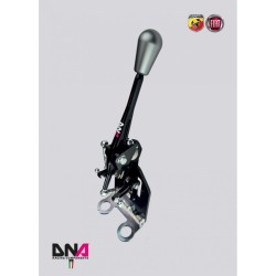 KIT racing TORRETTA CAMBIO REGOLABILE ANODIZZATA NERA 500 Abarth