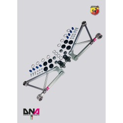 Kit racing trapezi anteriori FIAT 500 ABARTH USA