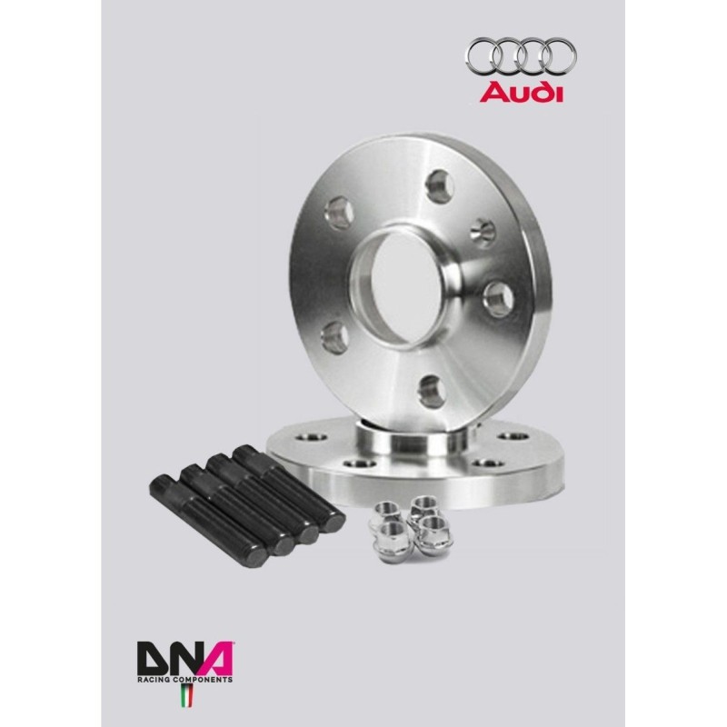 Distanziali racing con prigionieri e dadi ruota motorsport Audi A1