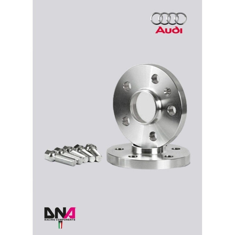 Coppia distanziali racing con viti Audi A3 TT GOLF MAGGIOLINO Seat Leon