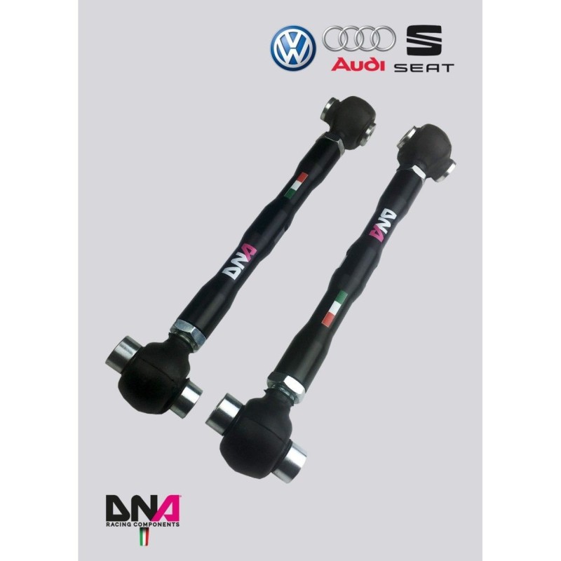 Kit racing tiranti posteriori inferiori regolabili Audi A3 TT VW Golf Seat Leon Skoda Octavia