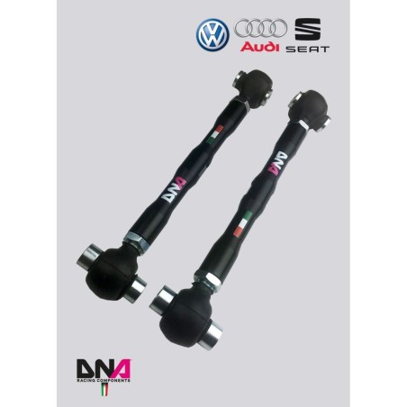 Kit racing tiranti posteriori inferiori regolabili Audi A3 TT VW Golf Seat Leon Skoda Octavia
