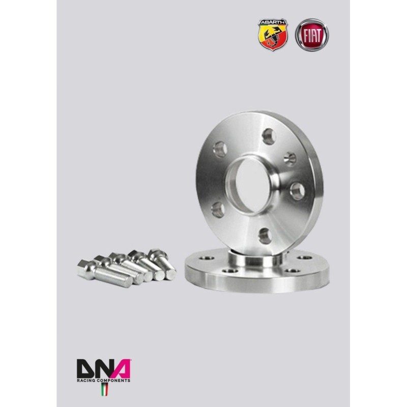 Coppia distanziali racing con viti Fiat 500 Abarth Fiat Panda