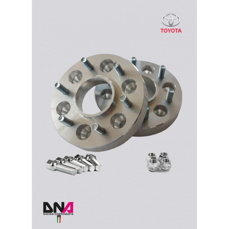 Coppia distanziali racing con viti Toyota GR Yaris