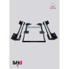 Kit racing abbassamento sedile con guide regolabili.