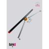 Kit racing barra duomi posteriore in carbonio con tiranti Toyota yaris GR